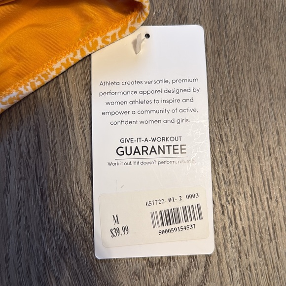 NWT Athleta Scoop Textured Bikini bottoms, size medium - Picture 2 of 5
